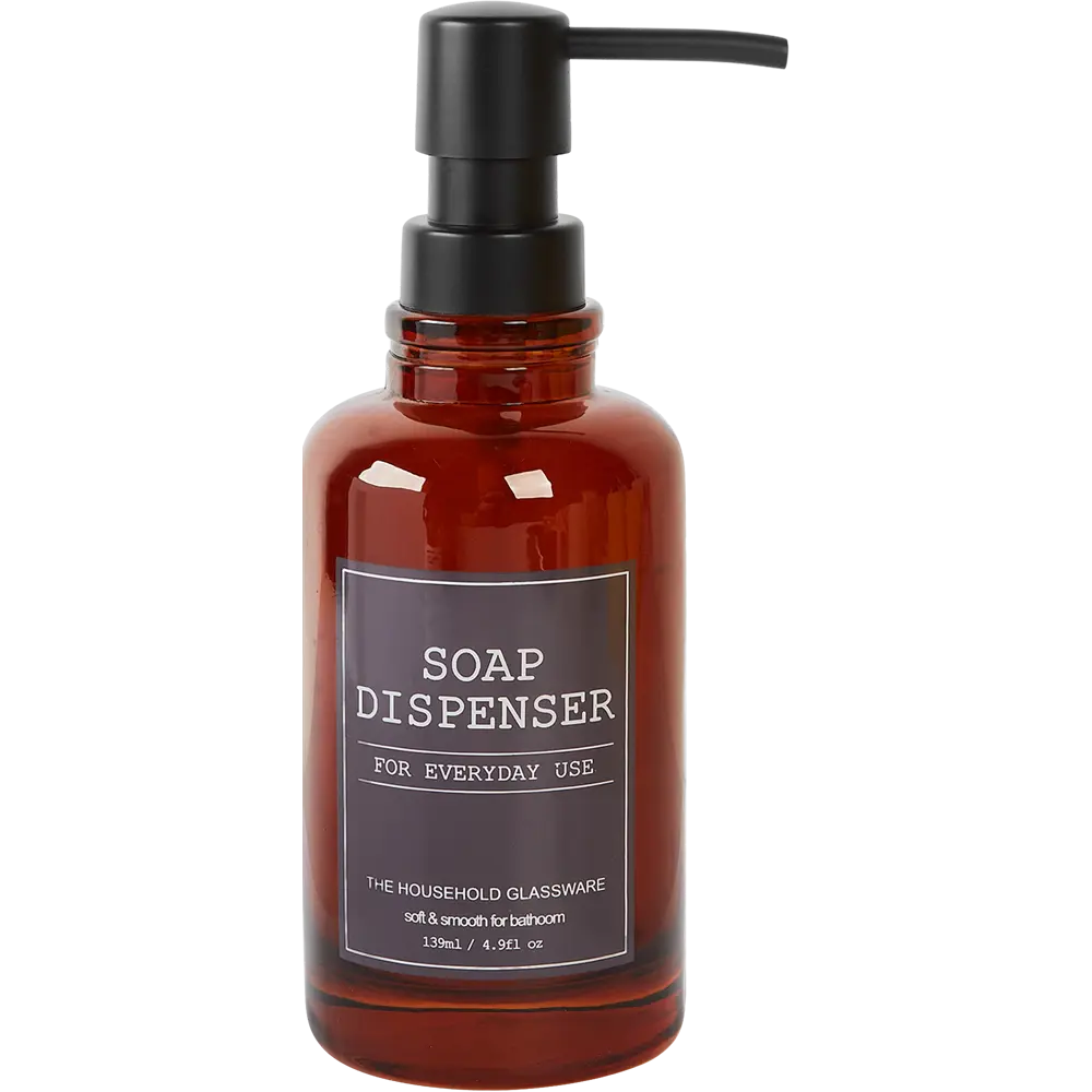 VIDAGE Fiole - элегантный дозатор для жидкого мыла в коричневом стекле 87506930 STLM-0074272 - Вид №1