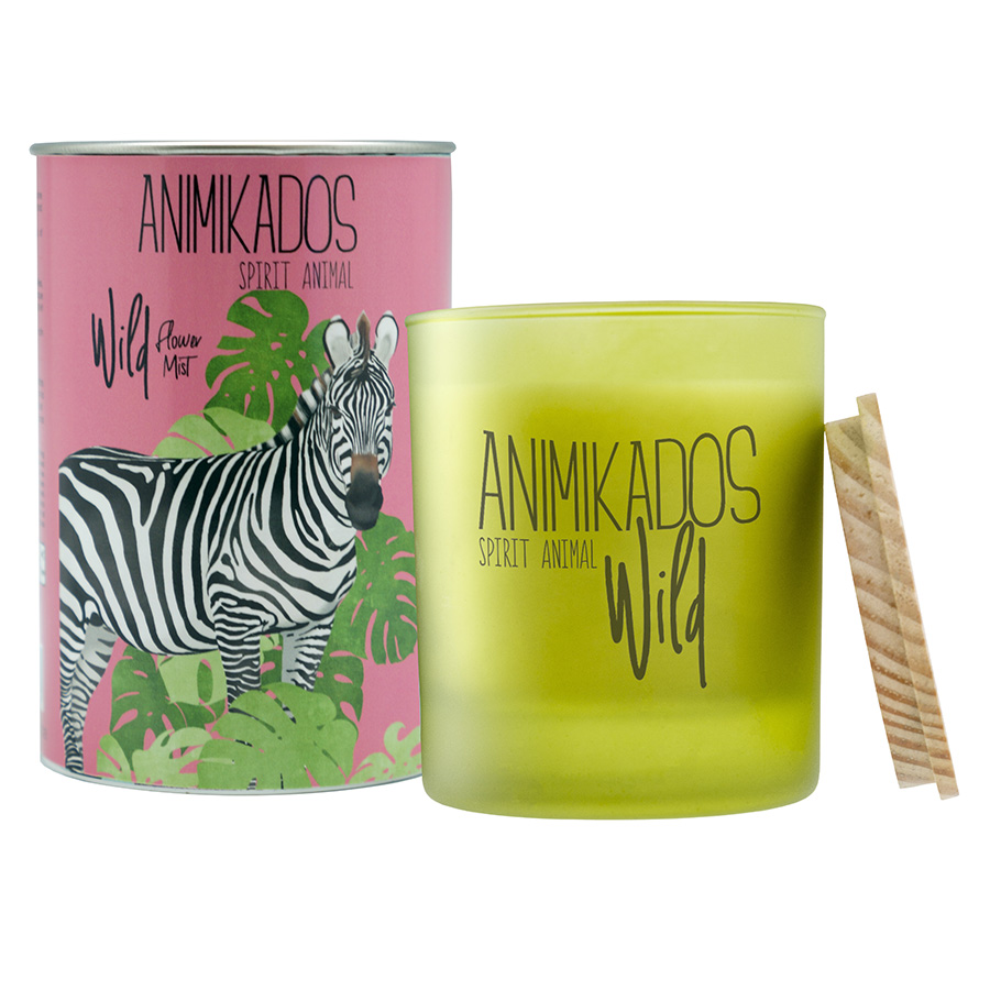 VV040FOAW Свеча ароматическая wild zebra, Цветочный, 40 ч Ambientair 