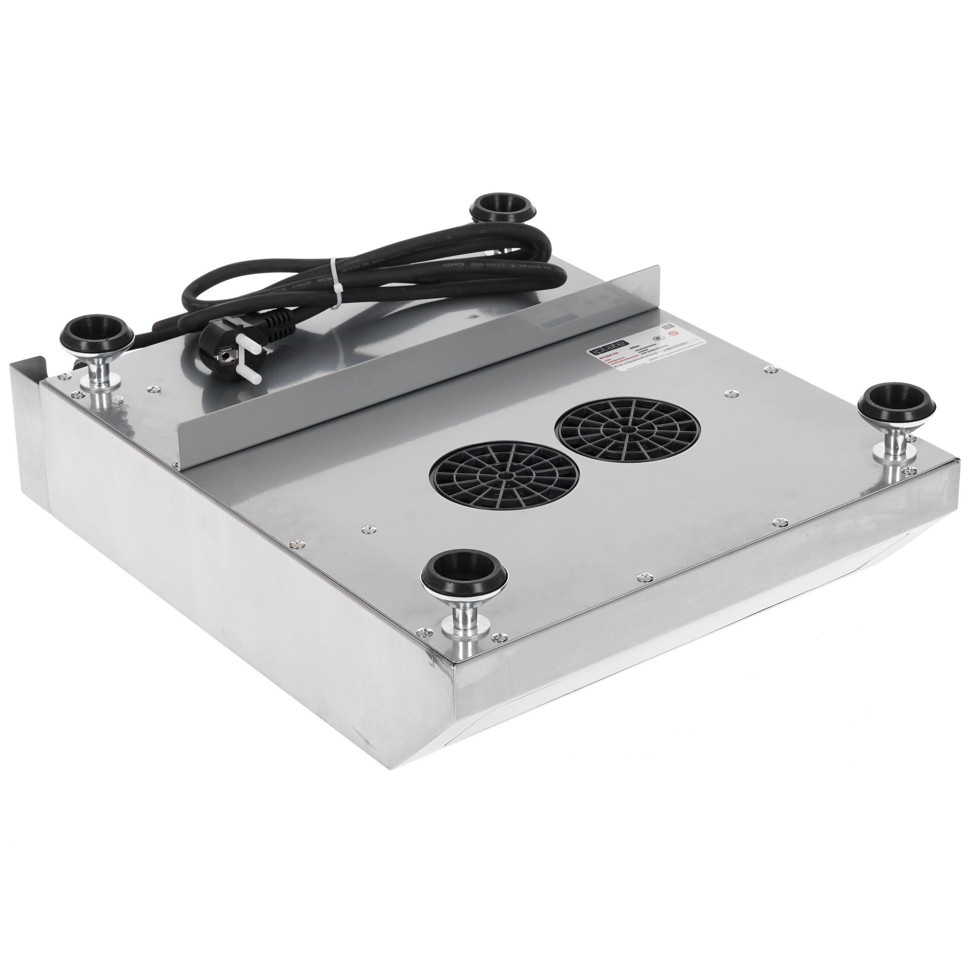 5336183 Плита компактная электрическая iPlate ALISA серебристый STDN-0043310 - Вид №3