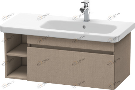 DS639607575 Тумбочка подвесная DuraStyle #DS6396 930 x 448 мм Лен, декор Duravit