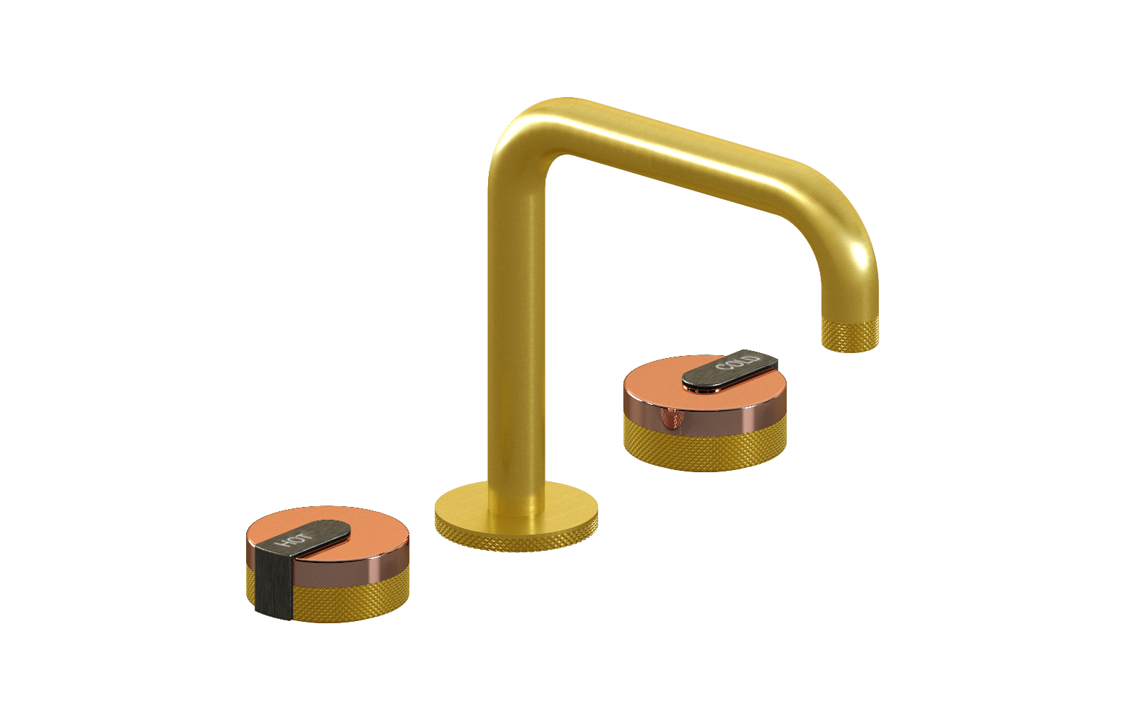 E-11511-R1RG-L1BOX-BB Смеситель для умывальника на 3 отвертия GRAFF MOD+