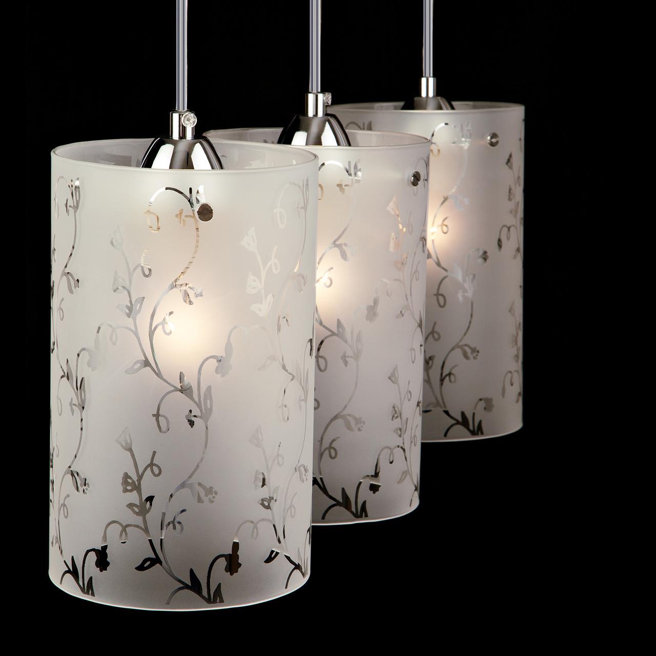 Подвесной светильник Eurosvet 1129/3 хром EUROSVET 1129 197872 Белый  - Вид №1