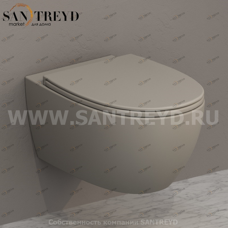 MDS03GH Подвесной унитаз настенный Белый Ceramica Globo 4ALL Италия