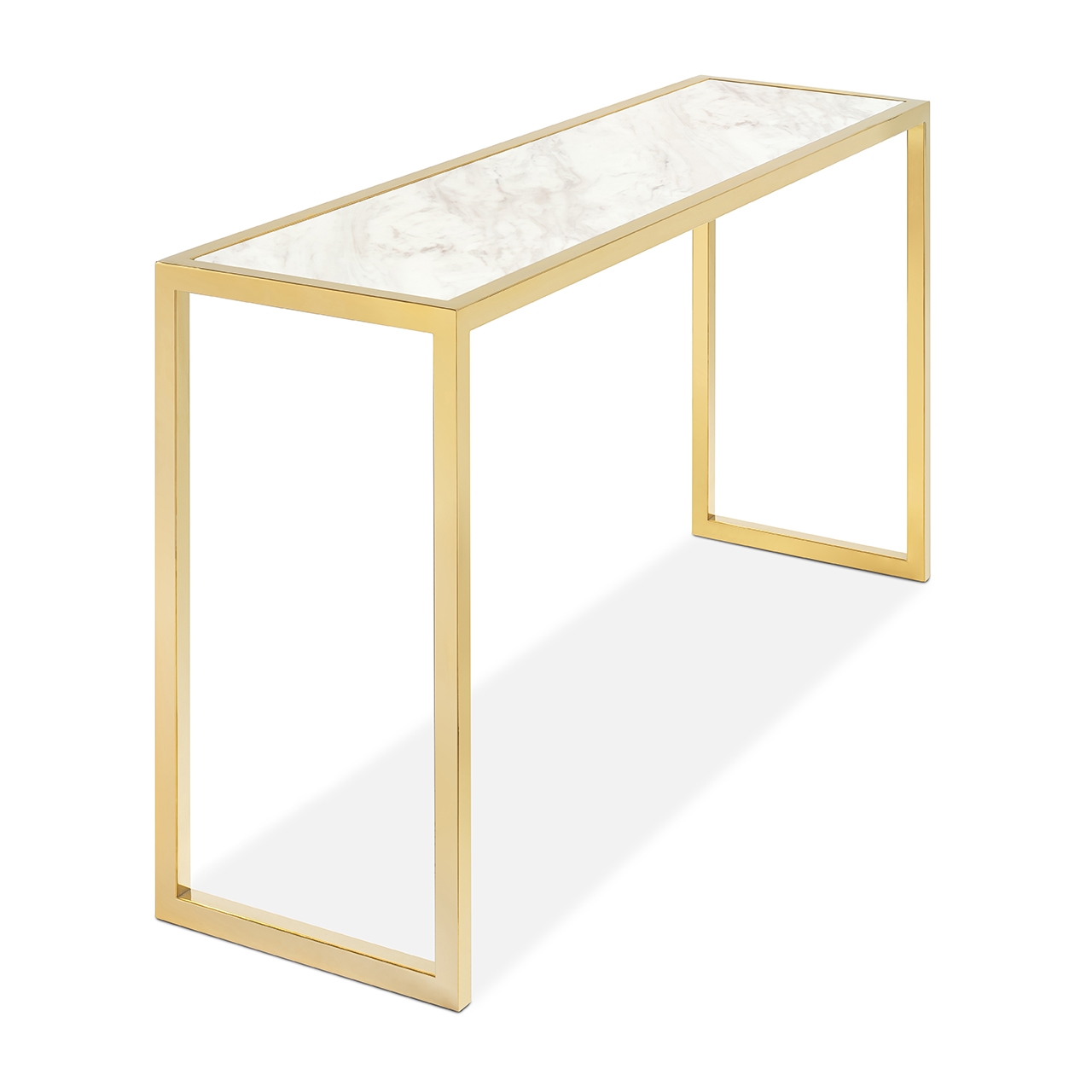 450287-93 ABHIKA КОНСОЛЬНАЯ КОРОНА ПРЯМАЯ H75 150X40 BLACK/GOLD  - Вид №2