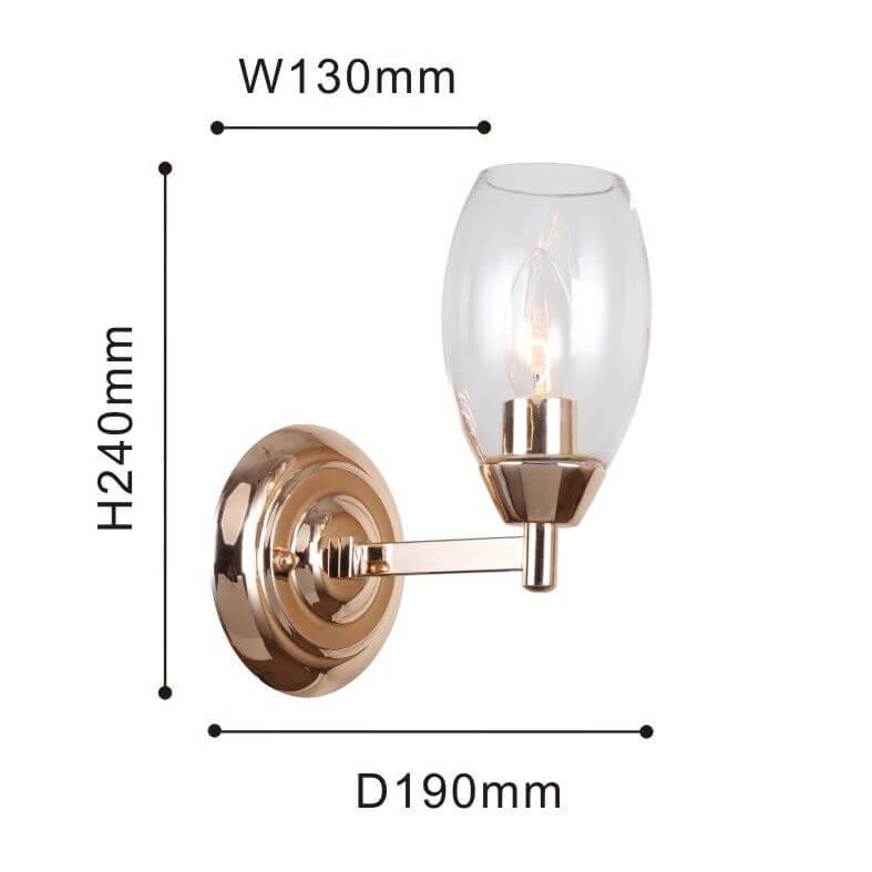 Бра настенное золотистое Favourite Elegia 2552-1W FAVOURITE ELEGIA 00-3929890 Золото  - Вид №3