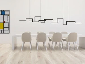 ILFARI Подвесной металлический светодиодный светильник прямого света Artys 14310