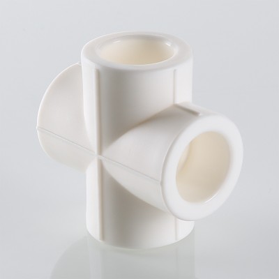 VTp.741.0.032 Фитинг полипропиленовый – крестовина Valtec 32 мм  - Вид №12