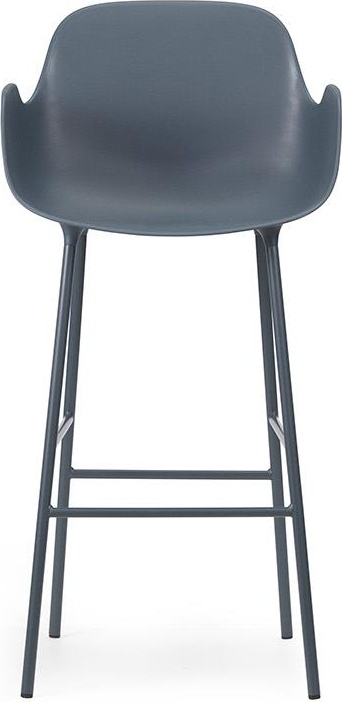 1402015 Кресло Bar 75 см, сталь / синий Normann Copenhagen Form - Вид №1
