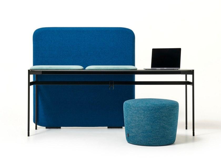 Diemme Рабочее место с металлическим основанием и верхней частью из hpl Snake sun-id-1397341 - Вид №2