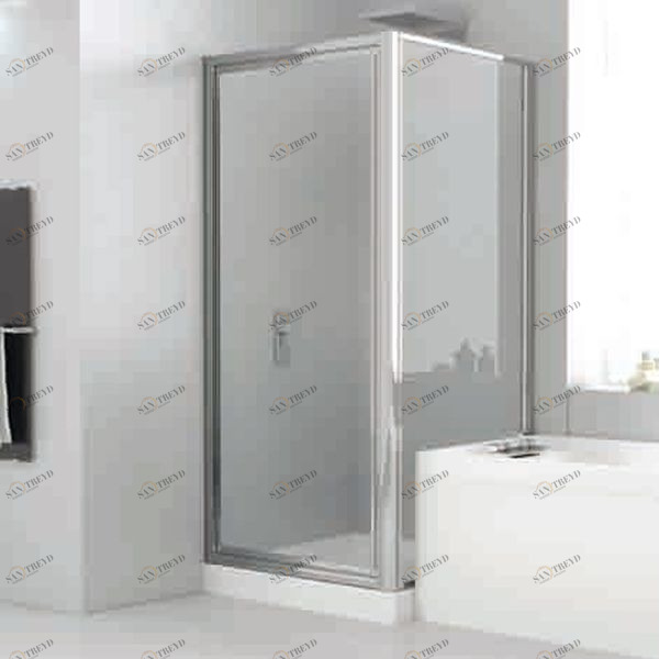 Novellini. Боковая панель 78 см FG с серебристым профилем STAR NSTARFG721B