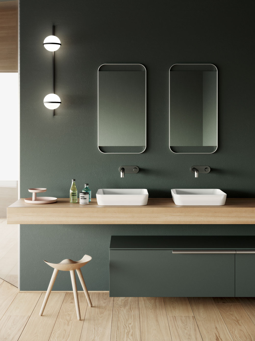 884711 Встроенная раковина под столешницу овальная GSI ceramica Pura - Вид №2