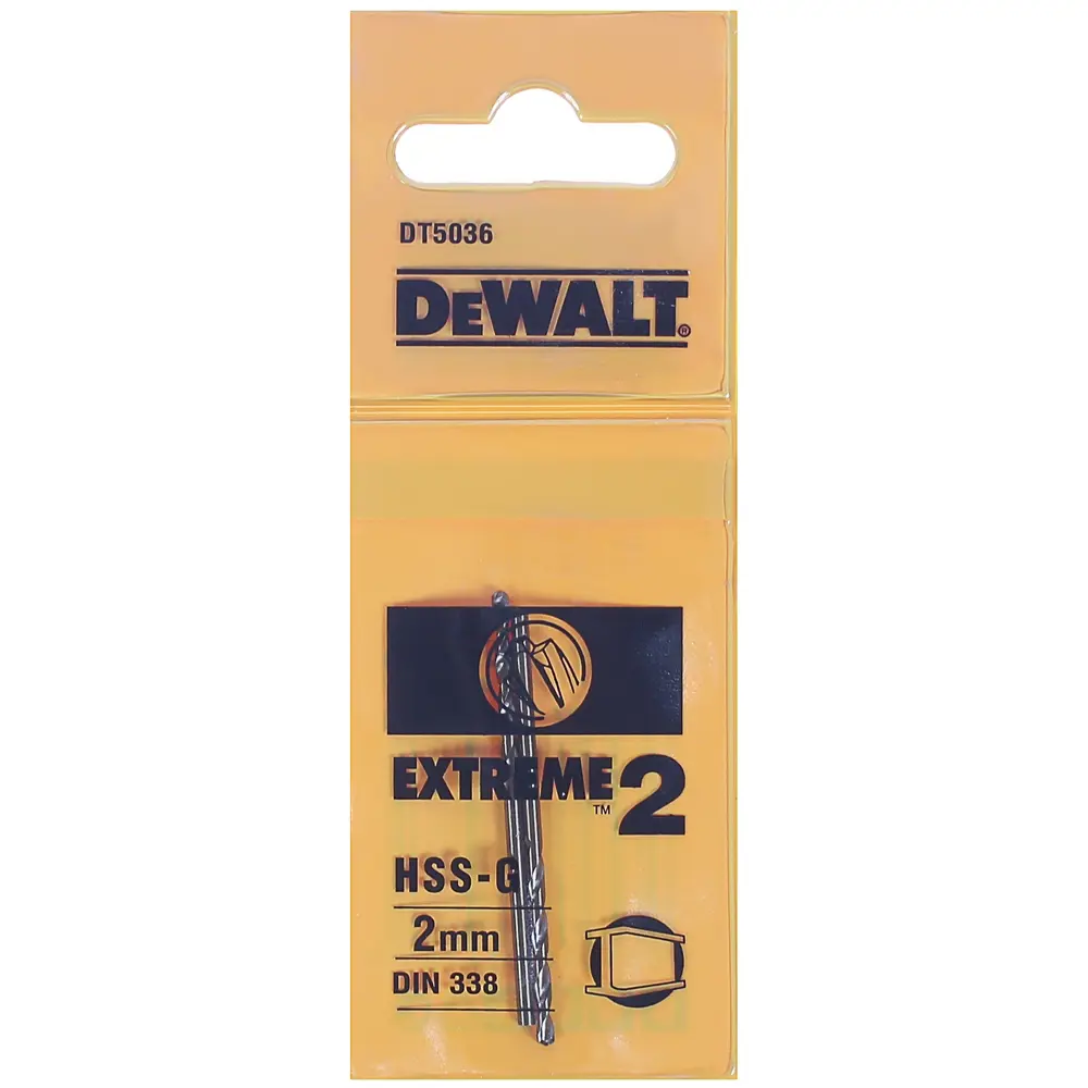 Сверло по металлу HSS-G 2х49 мм DeWalt Extreme 2 DT5036 81970411 STLM-2179345  - Вид №2