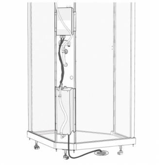 Парогенератор для душевой кабины IDO Showerama 8-5 4992700001 Santreyd  - Вид №2