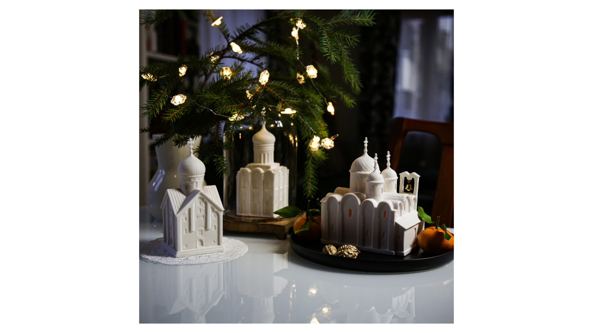 10647243 RUPOR manufactory Скульптура "Церковь Спаса Преображения" Фарфор  - Вид №4