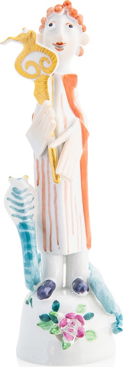 93378 Meissen Фигурка 10,5см "Символ года" "Змея" (П.Штранг ЗОДИАКИ) Фарфор 