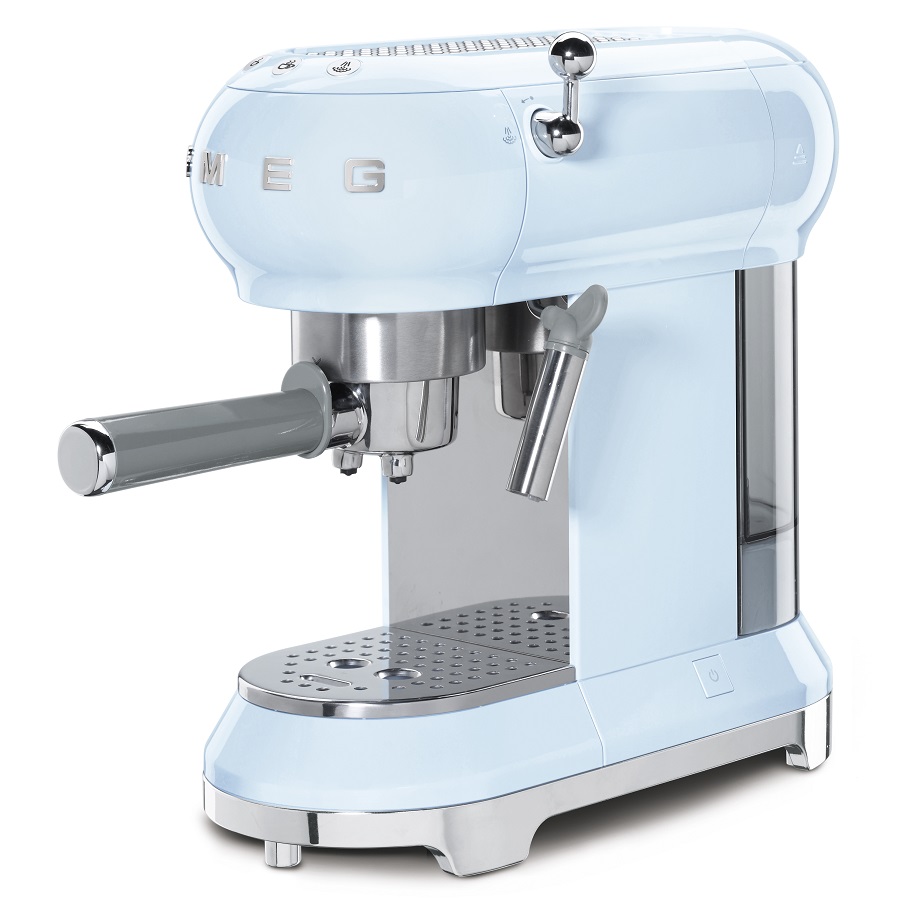 Кофемашина-эспрессо Smeg, голубая ECF01PBEU - Вид №2