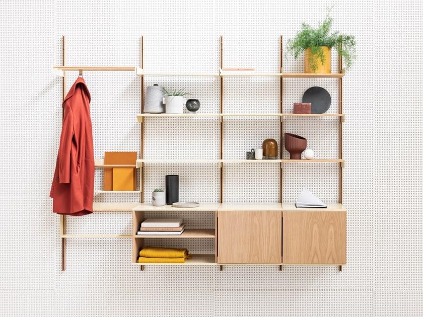 Atelier Belge Модульный настенный книжный шкаф из стали и дерева Modul sun-id-1369801 - Вид №4