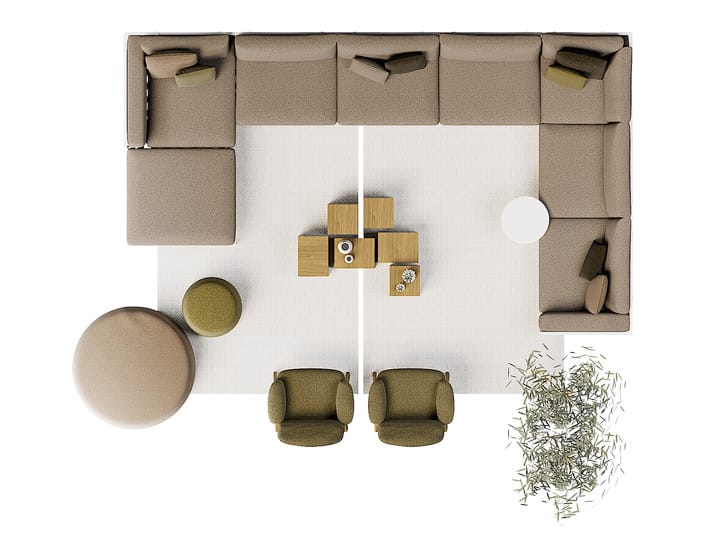 Ткань диван TRIBÙ Natal Alu ARCH-00017591 - Вид №17