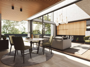 Круглый мраморный обеденный стол