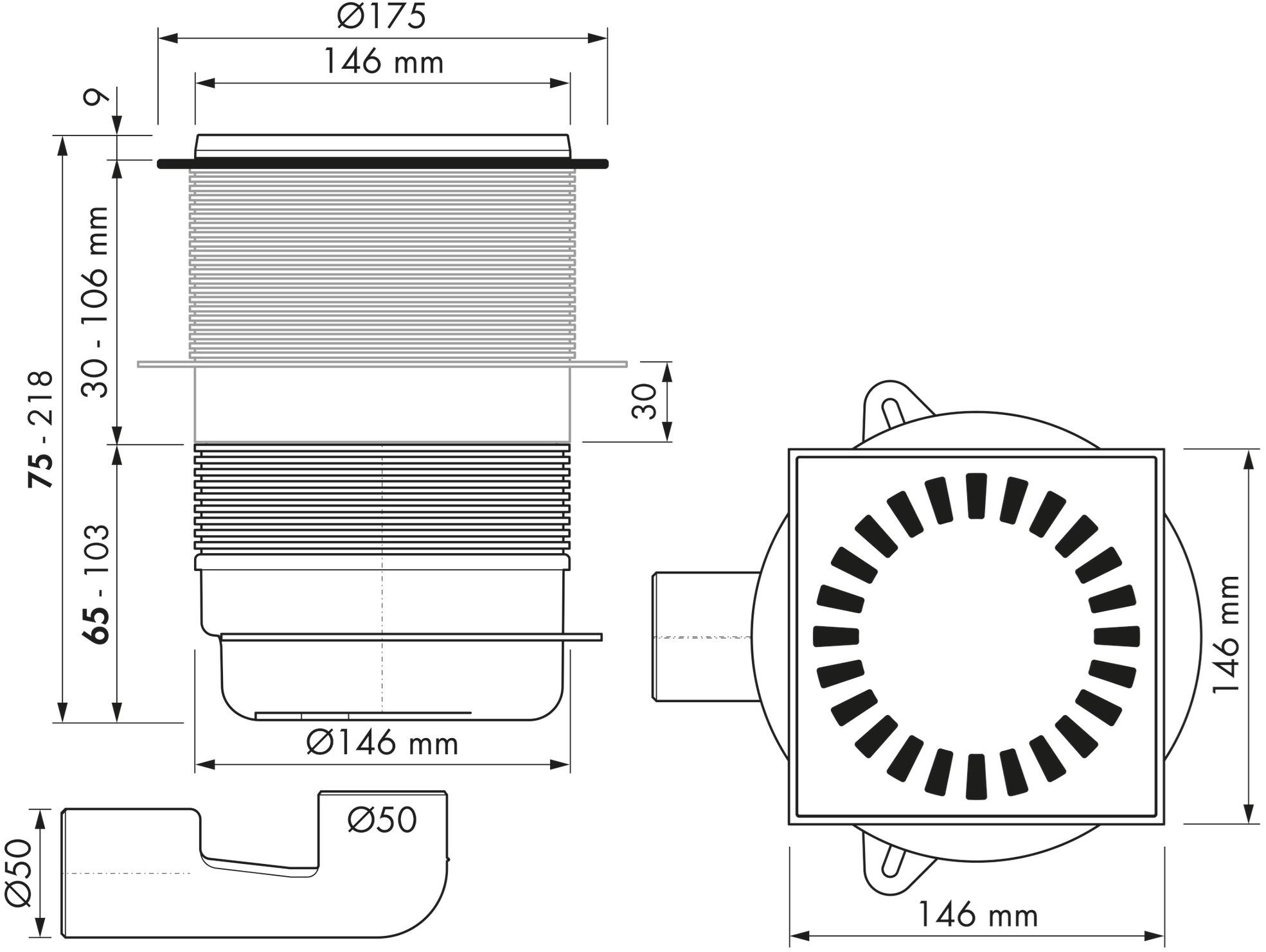 ESS Easy Drain Трап для душа из нержавеющей стали Aqua brilliant sun-id-1374540 - Вид №8
