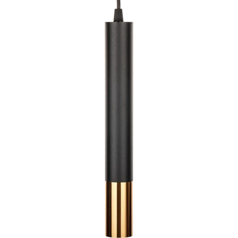 Трековый светильник спот подвесной светодиодный Ritter Artline 300x40мм до 1м 12Вт до 6.4м² 4000К металл чёрный/золото 84846862 STLM-2109646  - Вид №3