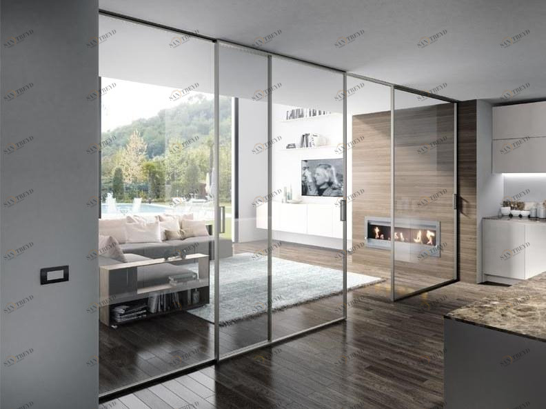 COCIF Раздвижная стеклянная дверь Linear sun-id-1369939