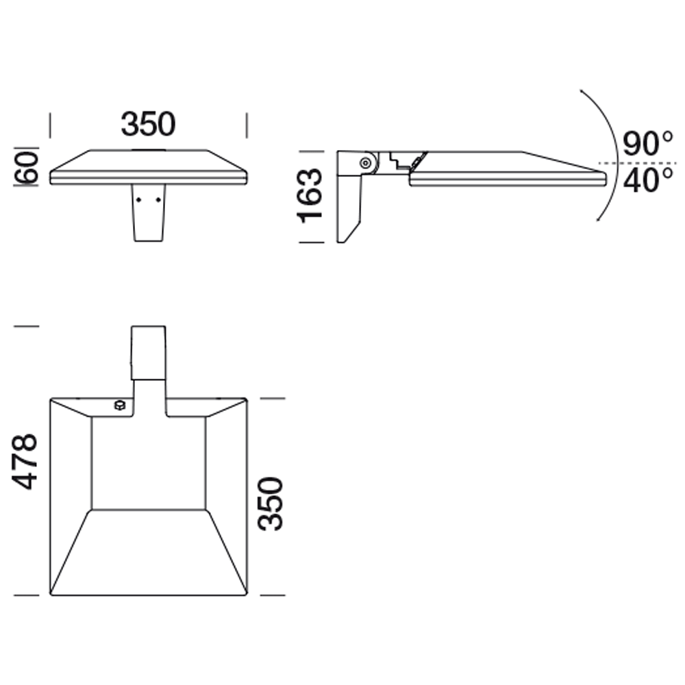 8850769 Проектор Platek TARSIUS Proiettore  TARSIUS Floodlight - LED 4000K Asymmetrical  - Вид №6