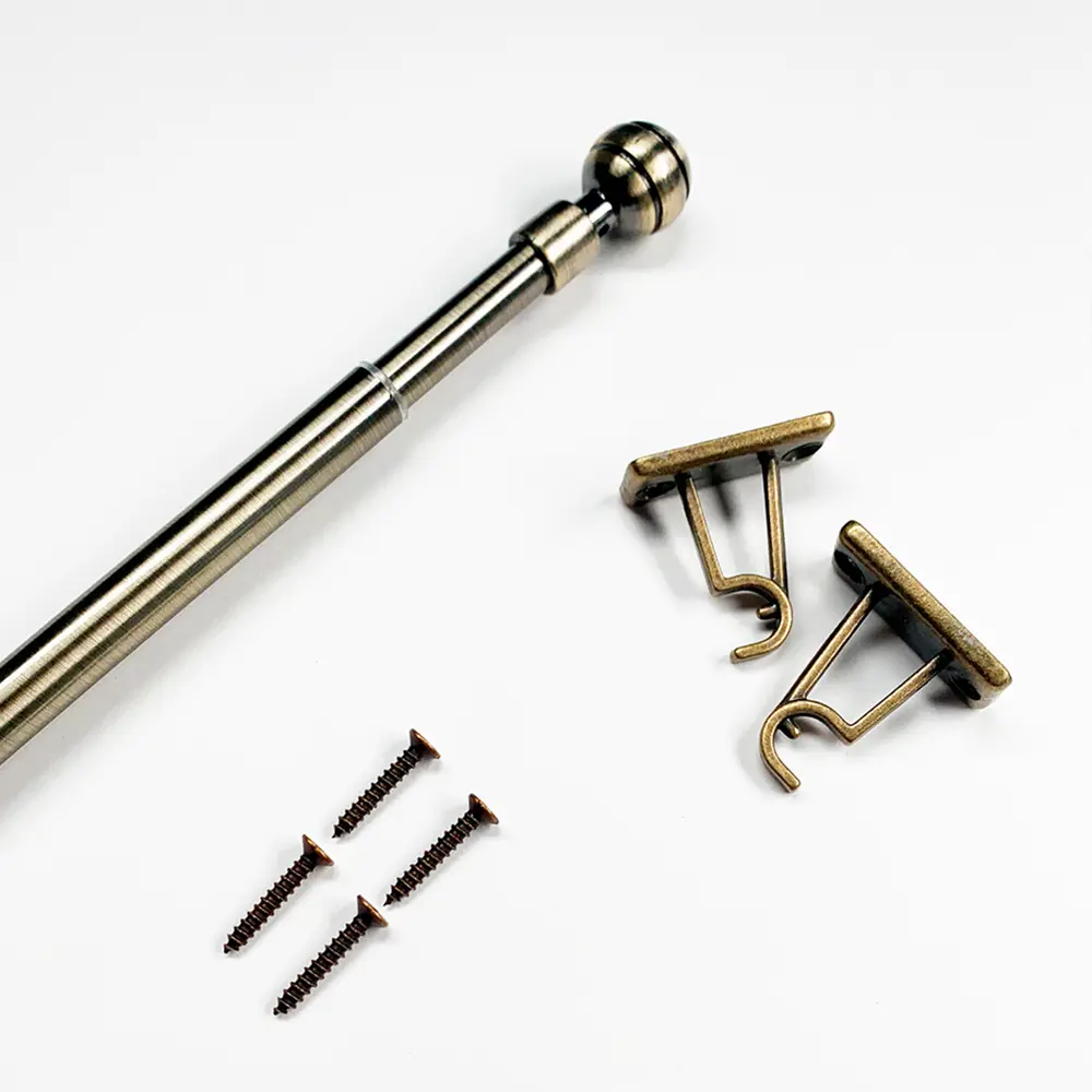 ЭСКАР Карниз витражный Сфера однорядный 40-60 см золотистый 89370894 STLM-1571019 - Вид №2