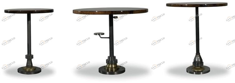 BAXTER Круглый журнальный столик с регулируемой высотой sun-id-1362565