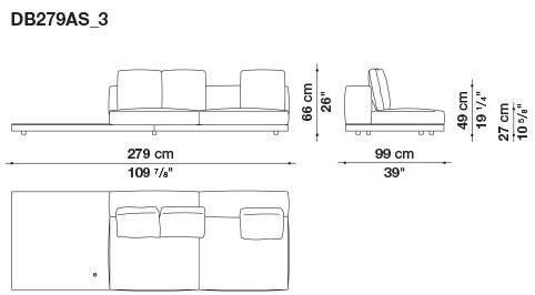 B&B Italia Кожаный диван Dock sun-id-1441060 - Вид №76