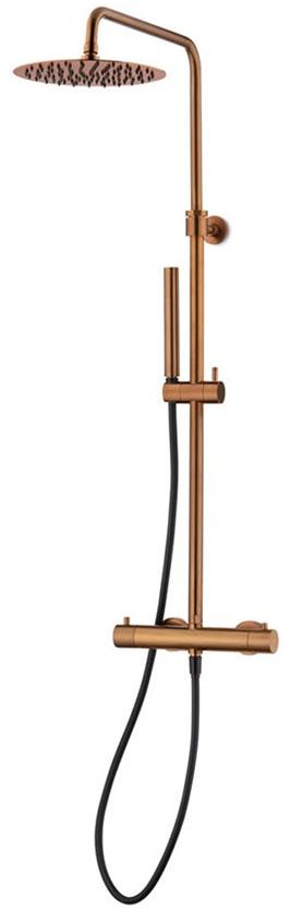 JEE-O Настенная термостатическая душевая стойка из нержавеющей стали с переключателем Slimline 800-6610/3/4 - Вид №2