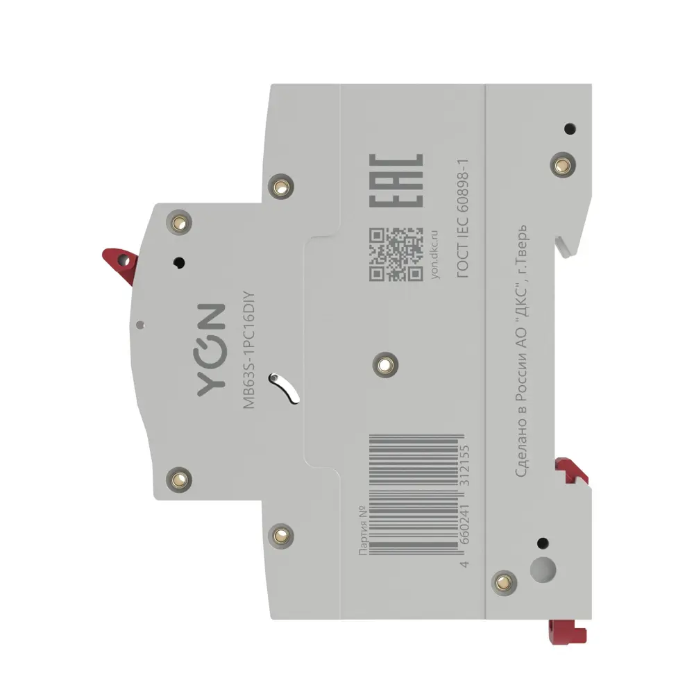 Автоматический выключатель DKC Yon 1P C16 А 4.5 кА 89439393 STLM-2077611  - Вид №2