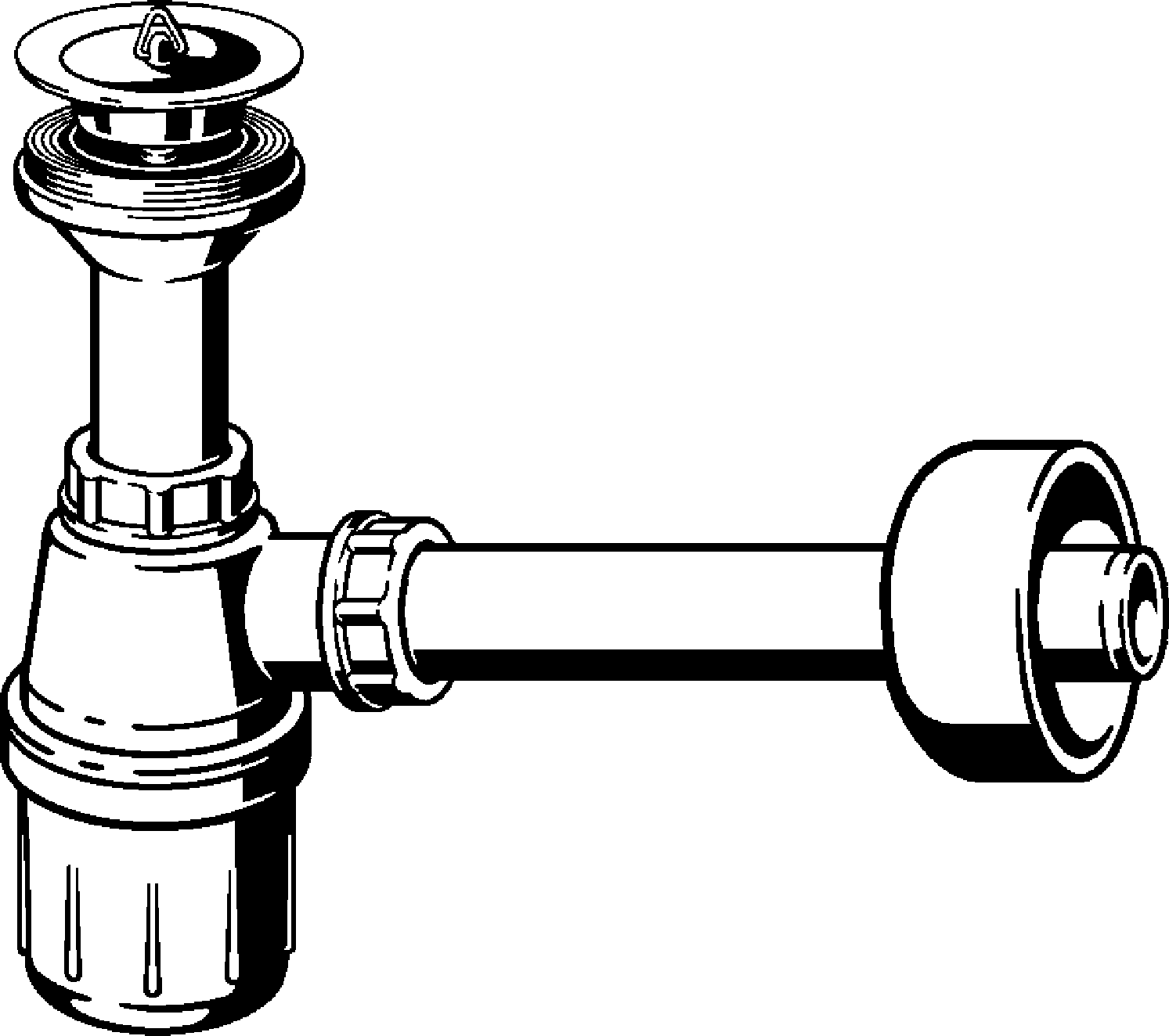 Viega Бутылочный сифон 5726 (103927) 103 927 - Вид №1