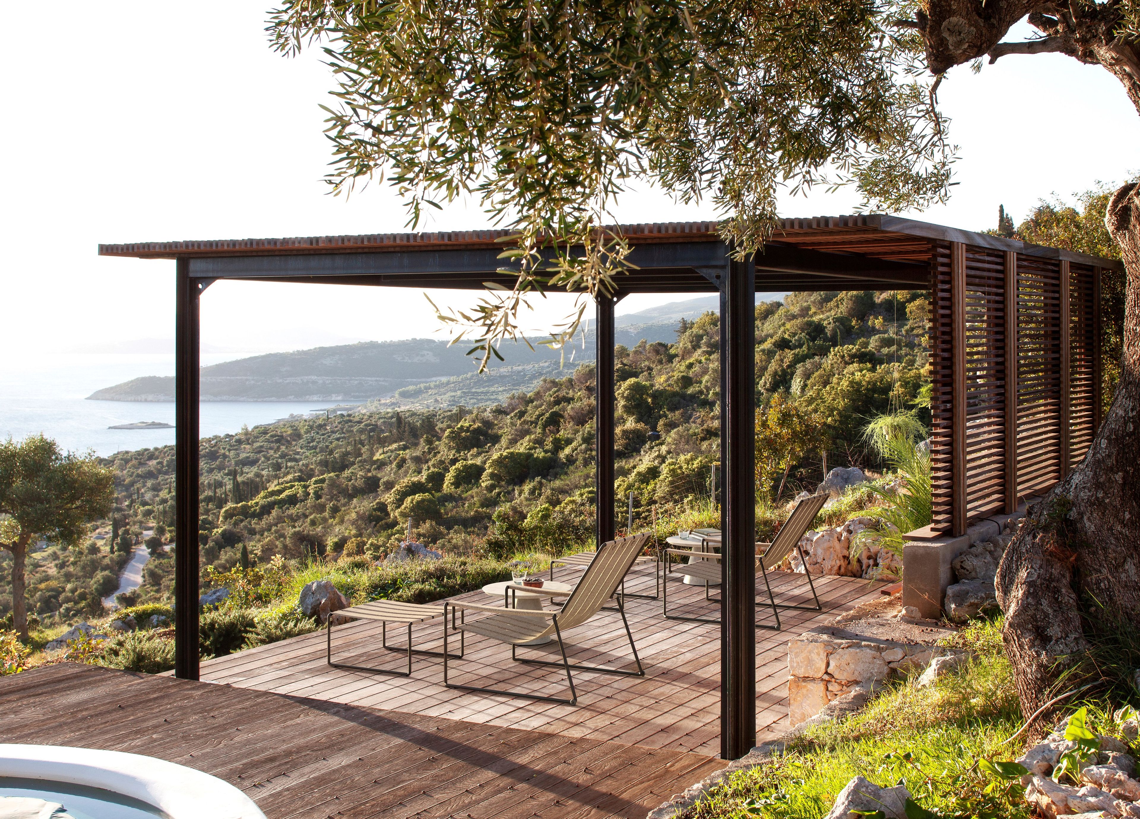 Штабелируемое садовое кресло из искусственной кожи с подголовником Royal Botania Strappy ARCH-00133820 - Вид №5