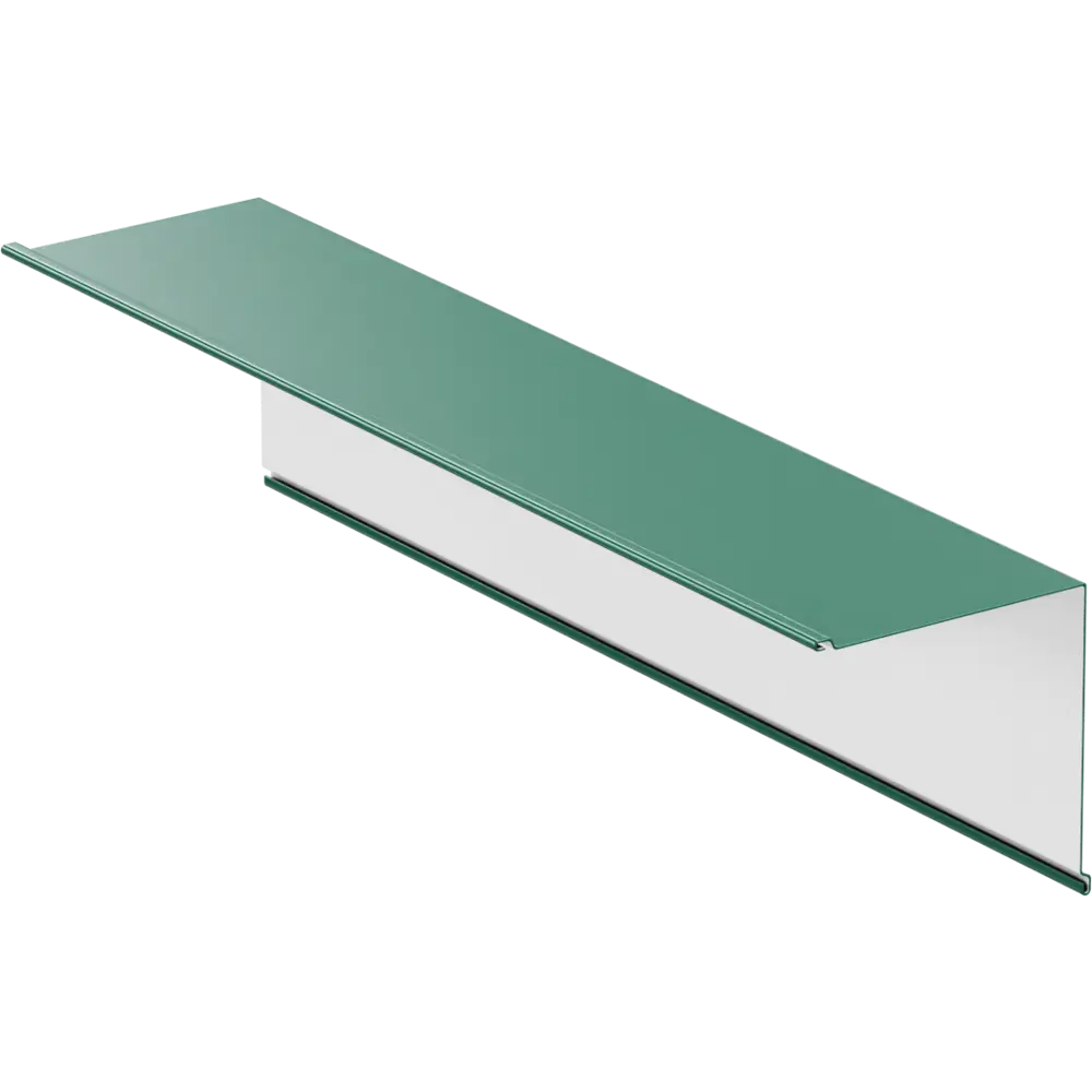 Планка угла внешнего 115x115x2000 мм 0.4 мм RAL 6005 зеленый ВЕГА STLM-2009351