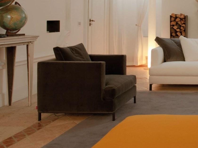 Verzelloni Кресло из ткани со съемным чехлом с подлокотниками Hampton memory sun-id-1459044 - Вид №3