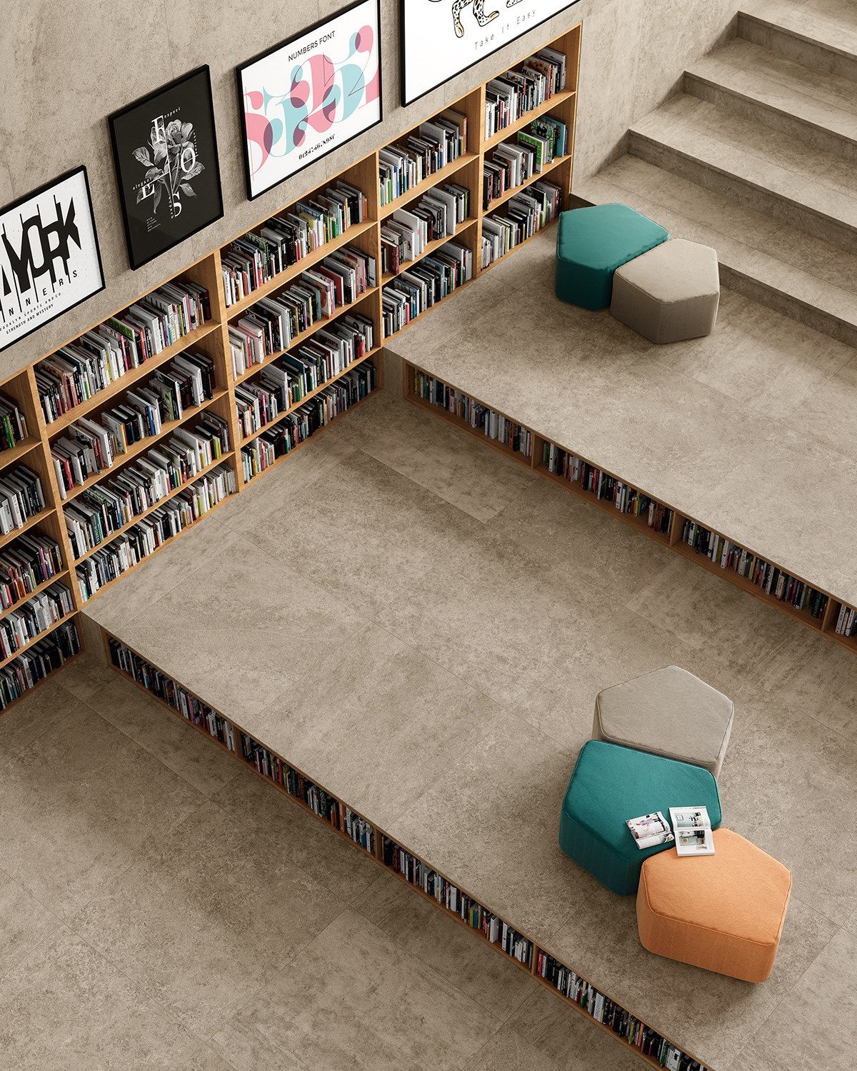 Пол из керамогранита с эффектом камня Atlas Concorde Lims ARCH-00023095 - Вид №10