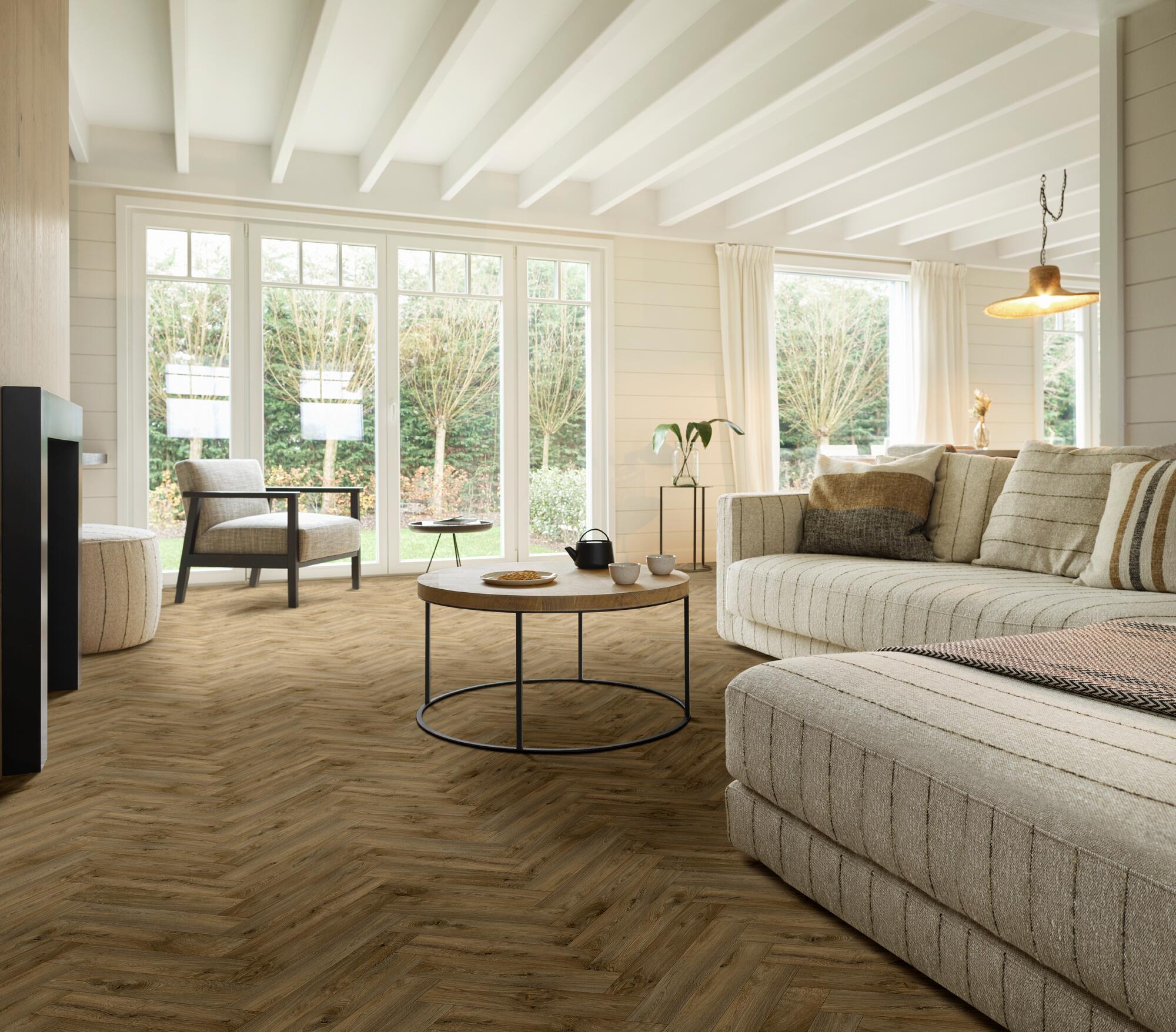 Нескользящий виниловый пол с эффектом дерева BEAUFLOR Stylux ARCH-00011490 - Вид №1