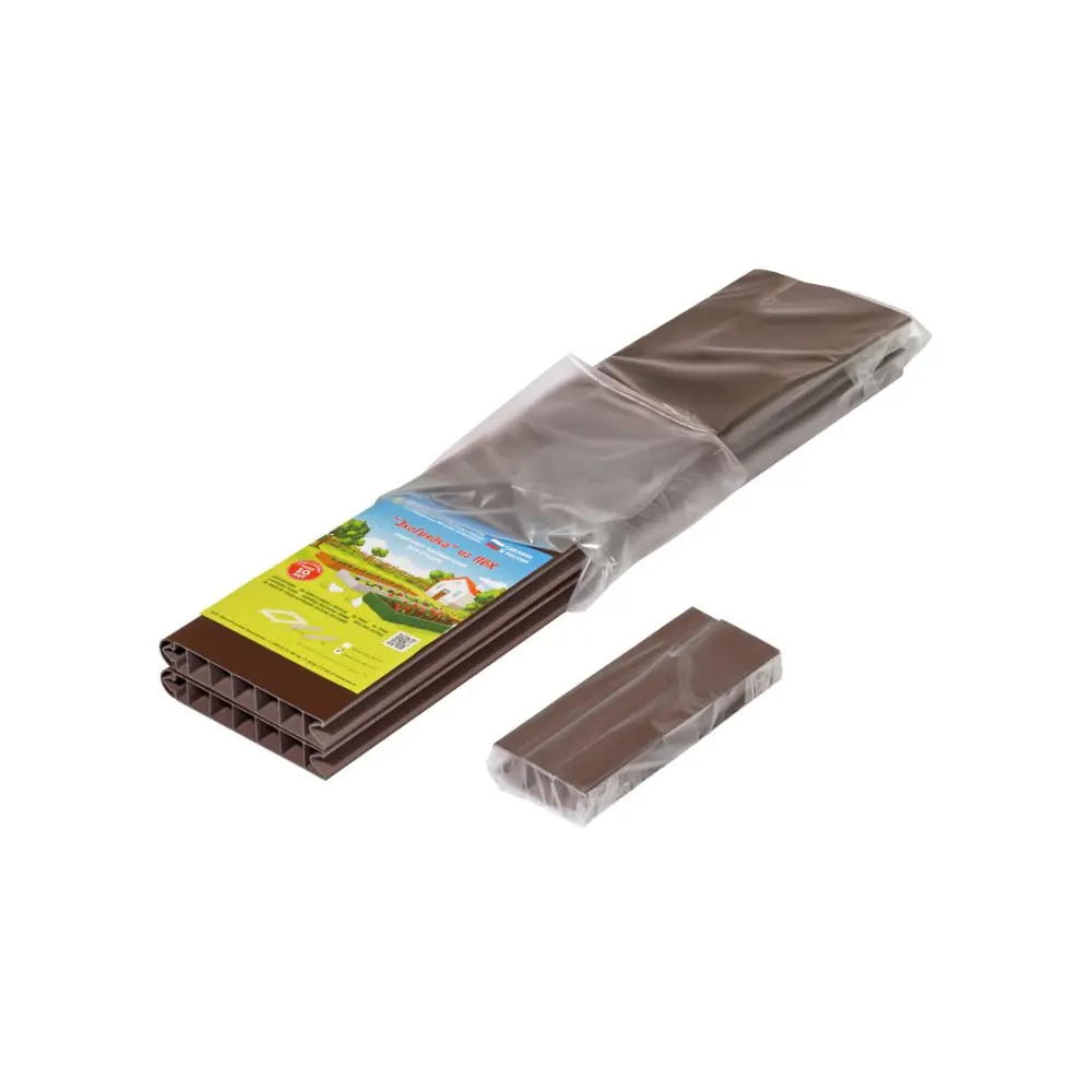 Удлинитель для грядки 100x22 см ПВХ коричневый 84016419 STLM-2117768 Santreyd 