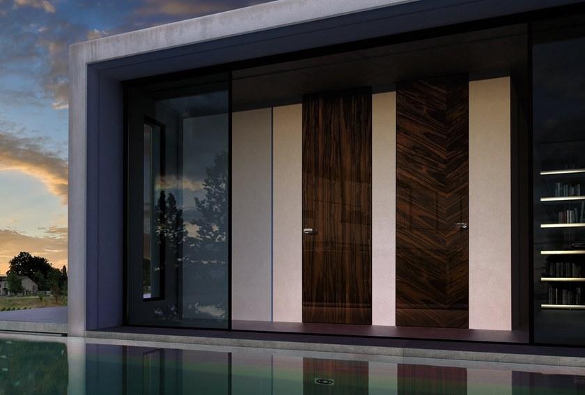 Ghizzi & Benatti Распашная дверь из дерева заподлицо со стеной Glossy sun-id-1511485 - Вид №1