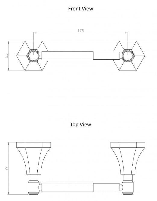 Держатель рулона из нержавеющей стали LUSSO Eton ARCH-00086377 - Вид №3