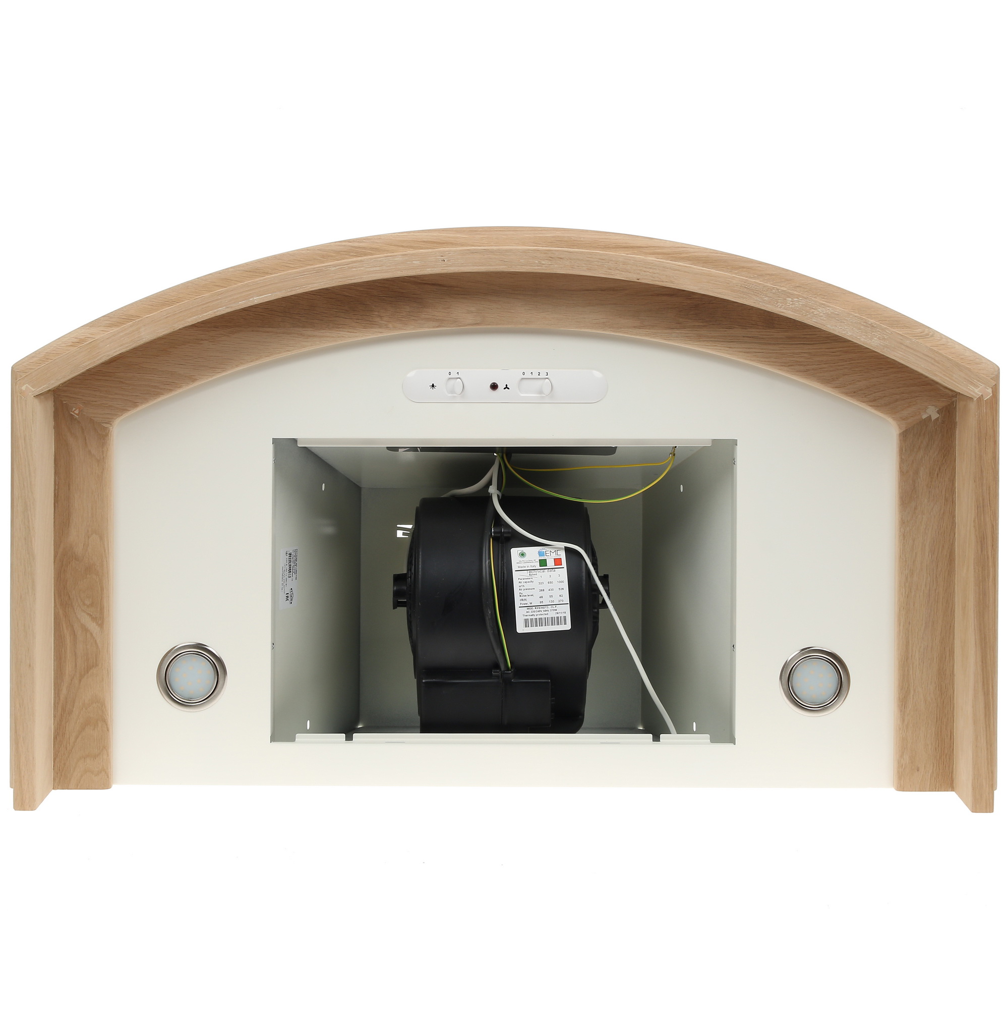 8120721 Вытяжка каминная ELIKOR Ротонда 90П-1000-П3Д бежевый/бежевый STDN-0086557 - Вид №6