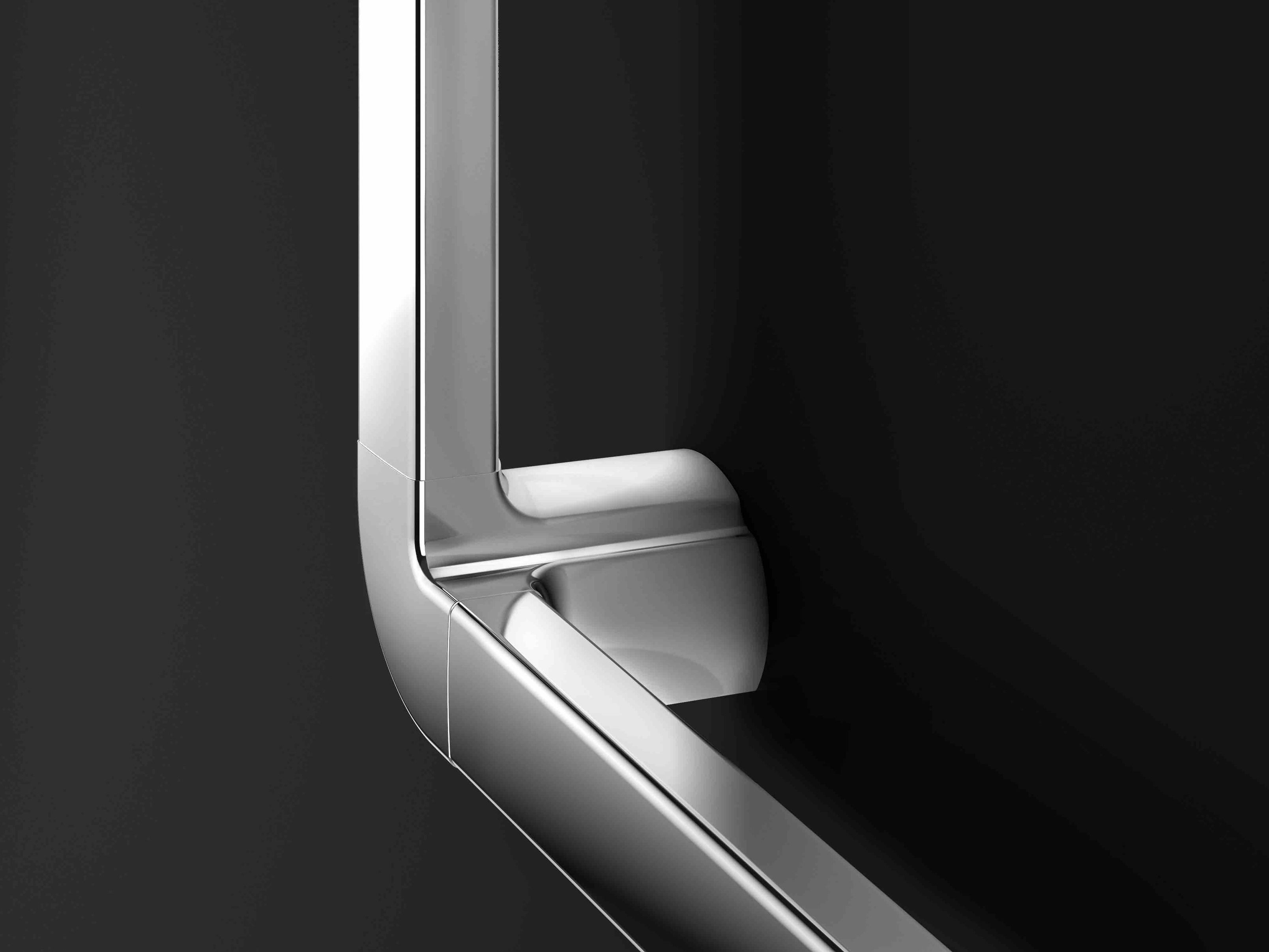 Алюминиевая ручка для ванной комнаты для туалета Provex Industrie 500 ARCH-00127290 - Вид №2