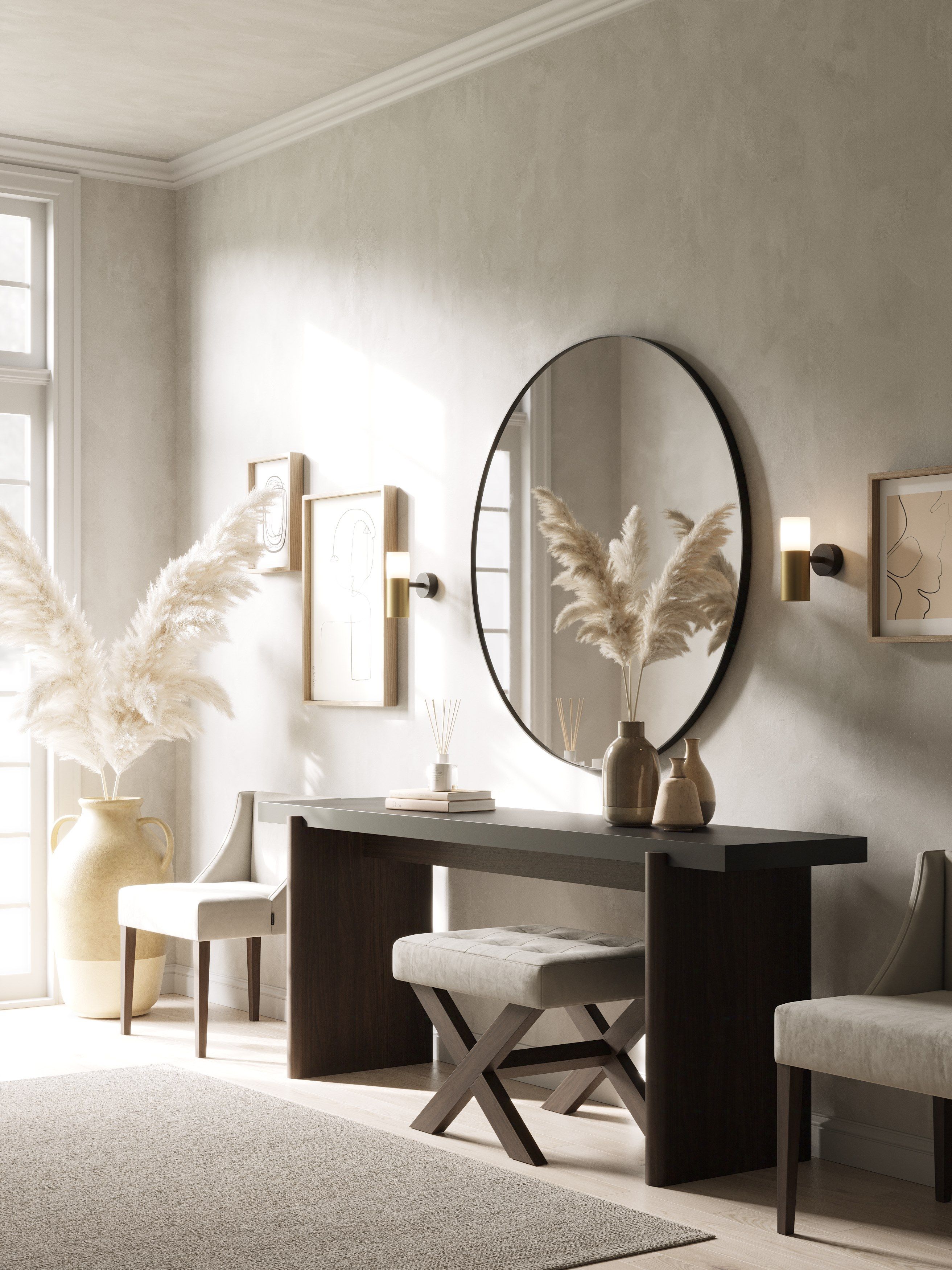 Настенное круглое зеркало Stylish Club Niagara ARCH-00096671 - Вид №1