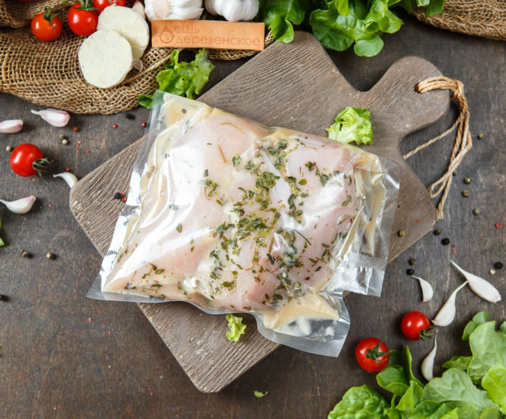 6295 Филе грудки куриное в чесночном маринаде Вкусляндия  - Вид №2