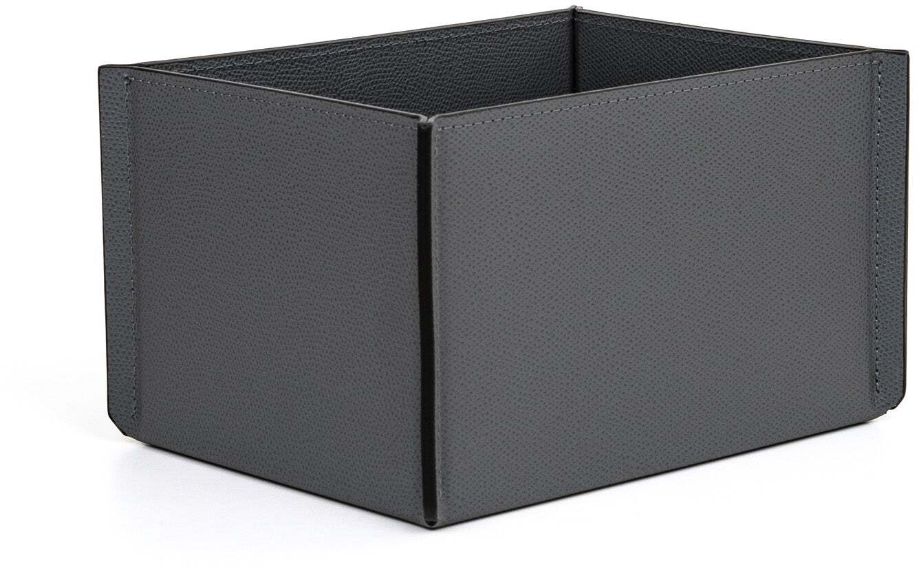 Leslie Держатель для мочалки - 15X20XH12 см / зернистая кожа_темно-синий