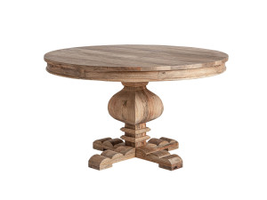 Круглый обеденный стол из манго