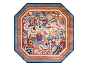 Шелковый ковер ручной работы