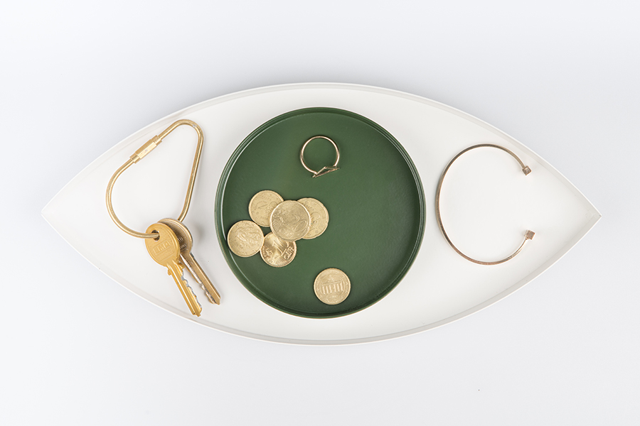 Органайзер для мелочей the eye белый-зеленый DOIY  253249 Зеленый  - Вид №7