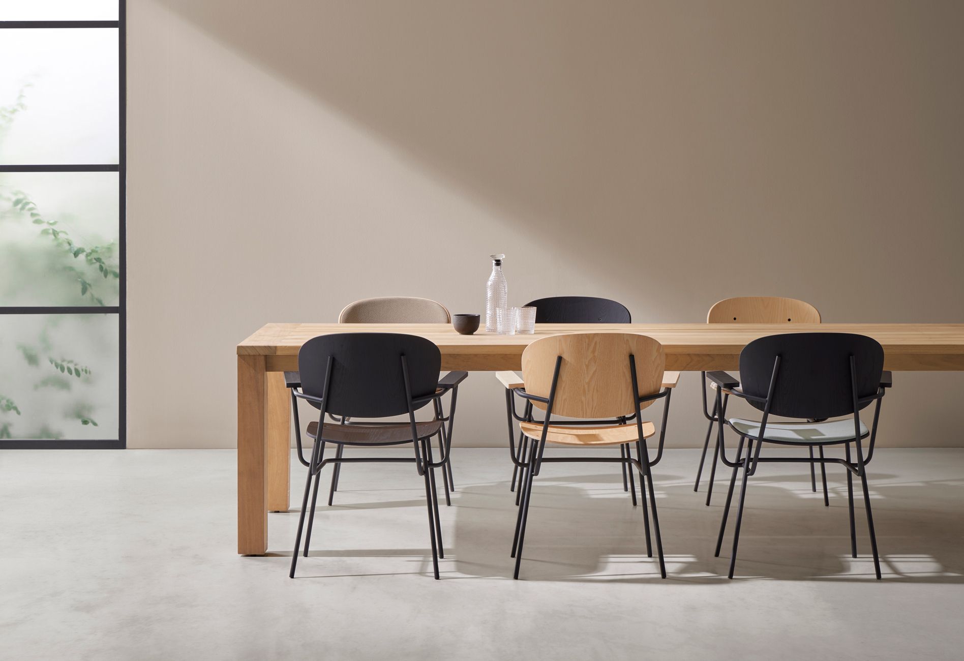 Стул из ясеня с подлокотниками и встроенной подушкой Blasco&Vila Fosca ARCH-00124056 - Вид №7